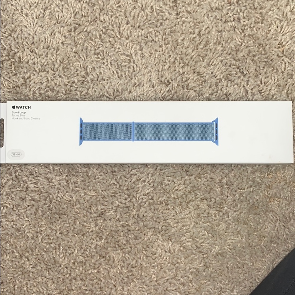 Apple Watch Sport Loop Tahoe Blue